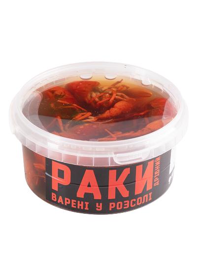 Раки дрібні варені в розсолі, 250 г